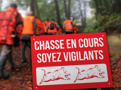 Panneau chasse